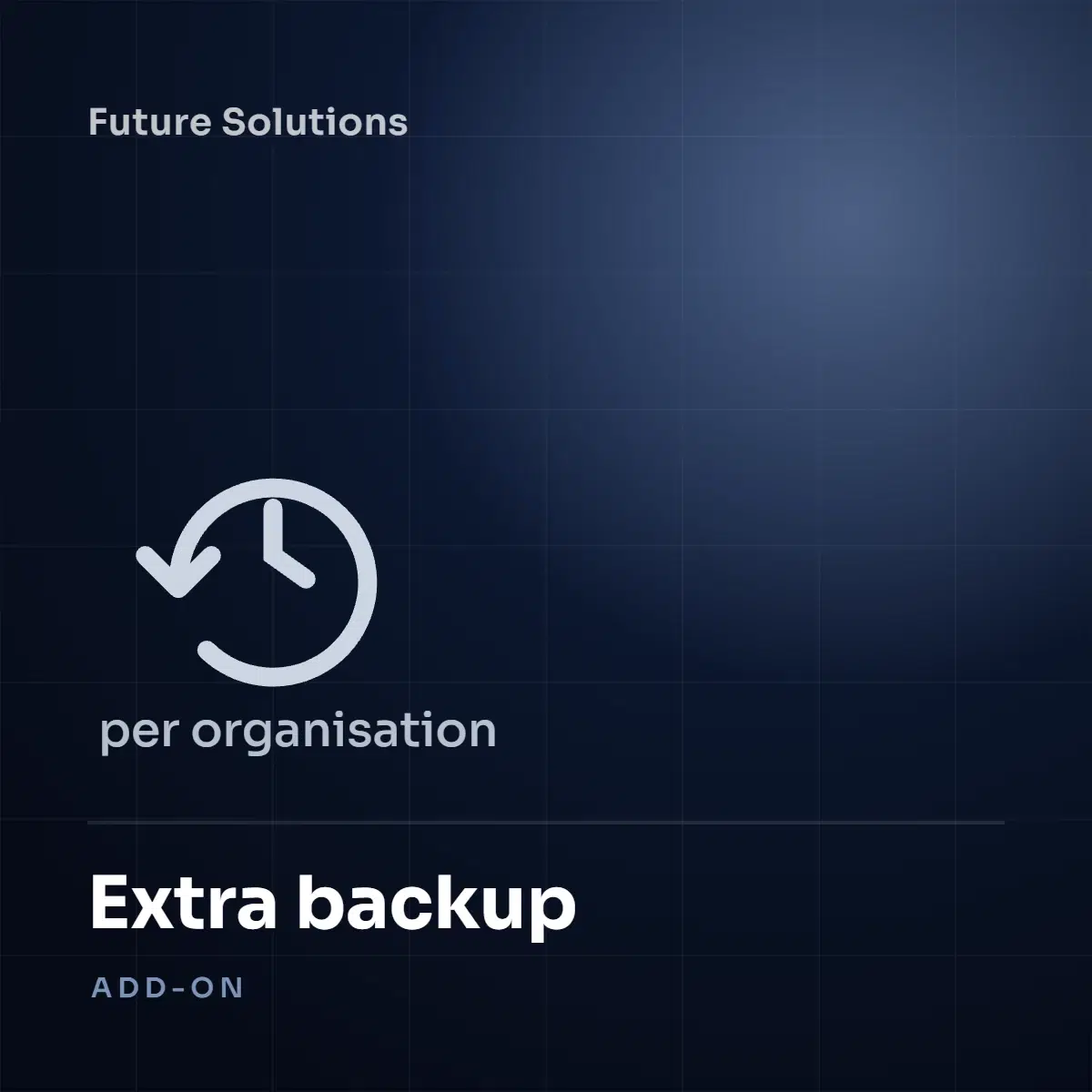 Additional system backup